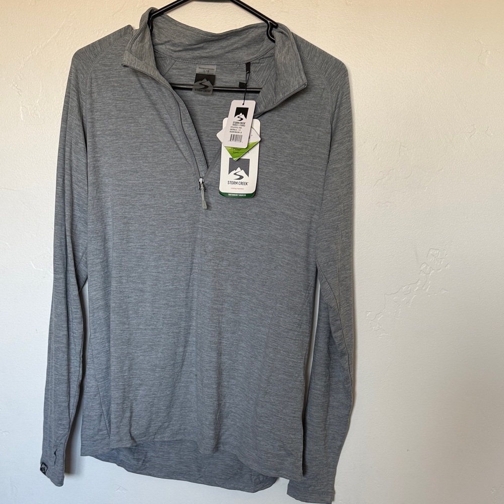 Women’s Heather Gray Quarter-Zip Pullover Hoodie